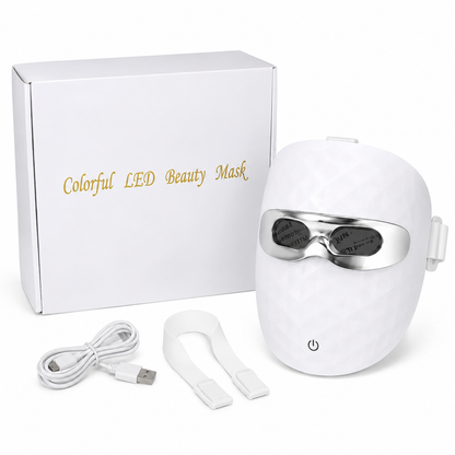 red light facial beauty mask