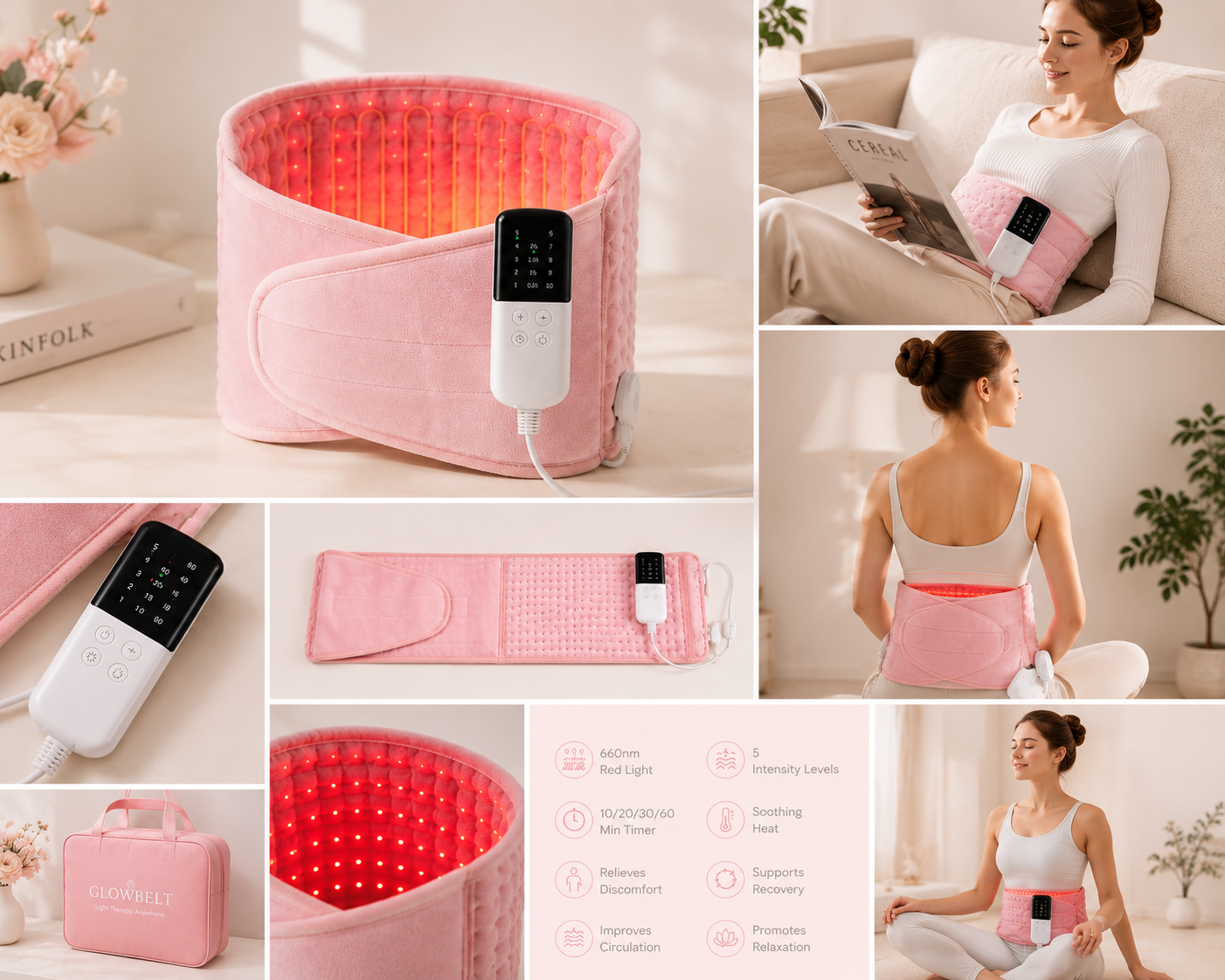 heated belly belt hand warmer