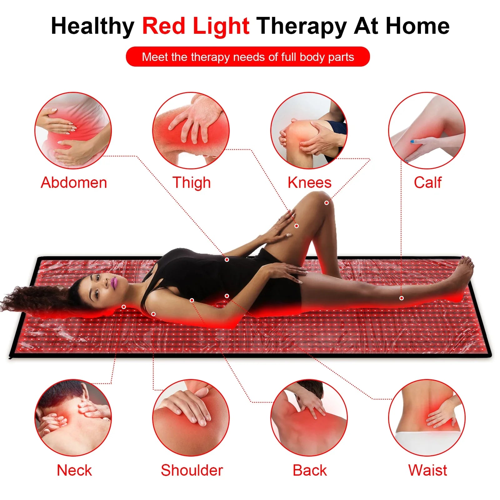 Relaxing Red Light Therapy Mat