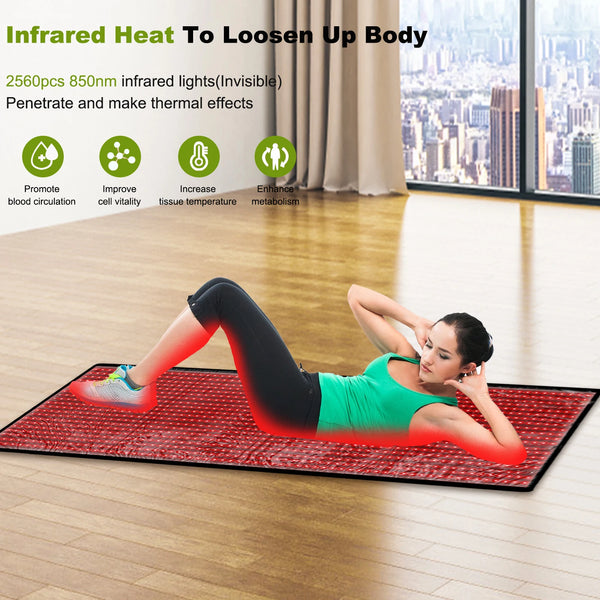 Relaxing Red Light Therapy Mat